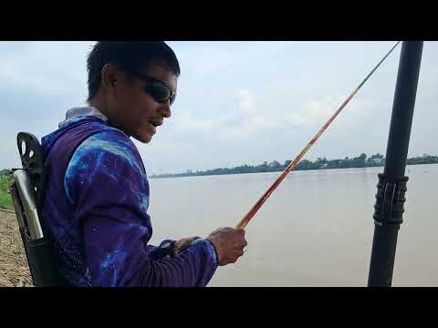 Câu cá sông Đồng Nai. Câu được cá to và một pha bắt cá còng kềnh của Châu Tiến.@chautientv