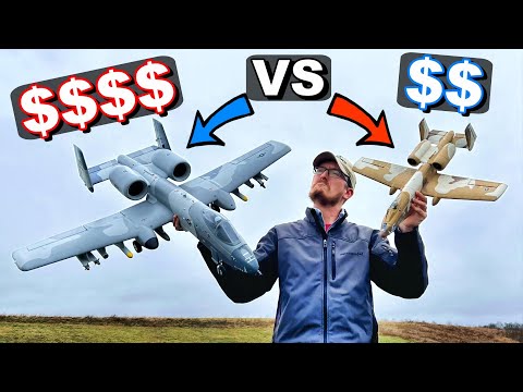 CHEAP RC Jet vs EXPENSIVE RC Jet - Which A-10 Thunderbolt Warbird is Better? - TheRcSaylors - UCYWhRC3xtD_acDIZdr53huA