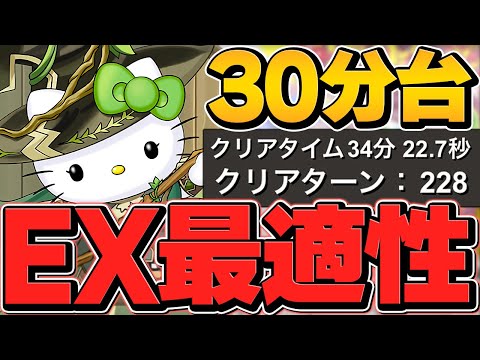【30分でLVEX攻略】誰でも勝てる！？最適性編成！10周年ラストチャレンジ  無効PT【パズドラ】