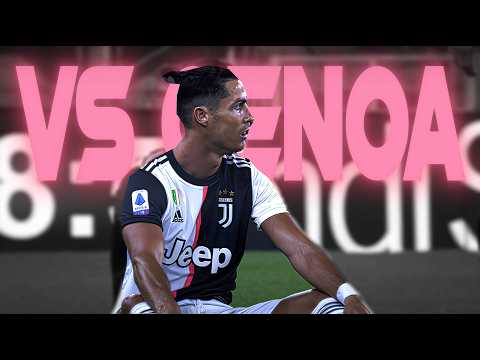 Ronaldo vs Genoa 2020 4K Upscaled II Topaz + CC  II Clips