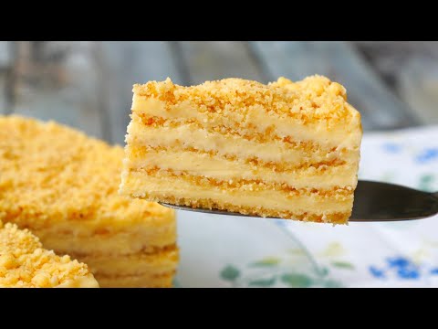 Торт «Пломбир»  🍰  на сковороде | БЕЗ ДУХОВКИ