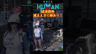 【ワンスヒューマン】虚実動物の実態に戻ってしまう現象の対策と必須アイテム【 #Shorts #OnceHuman 】