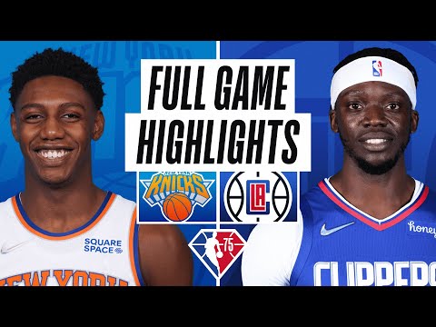 KNICKS at CLIPPERS | FULL GAME HIGHLIGHTS | March 4, 2022 (edited) video clip