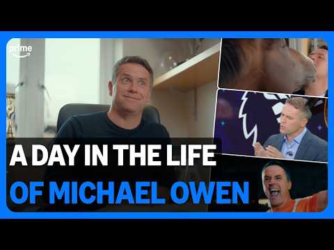 From the paddock to Premier League studios | Spend a day with Michael Owen 🏴󠁧󠁢󠁥󠁮󠁧󠁿🎬