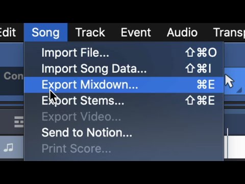 How to Export Your Song in #StudioOne