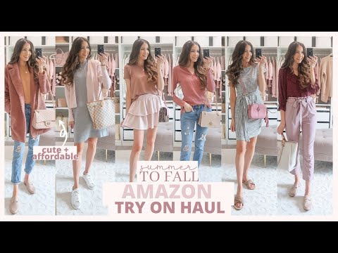 Video: HUGE AMAZON FASHION TRY ON HAUL 2021 | Summer to Fall Outfit Ideas | Workwear, Casual, + Dressy!