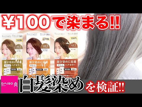 【ダイソー白髪染め】キレイに染まるの？表参道美容師が徹底検証！！
