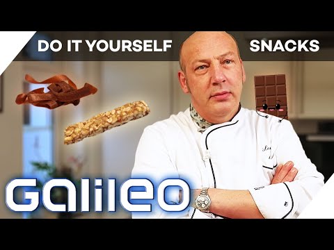 Schokoriegel, Erdnuss-Riegel & Fruchstreifen! Snacks zum Selbermachen | Galileo | ProSieben