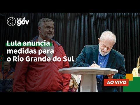 🔴 Ministros anunciam medidas para o Rio Grande do Sul