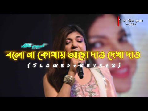 Bolo na kothay acho dao dekha dao bangla LoFi song I Alka yagnik and kumar sanu | Lofi Boy Sonu