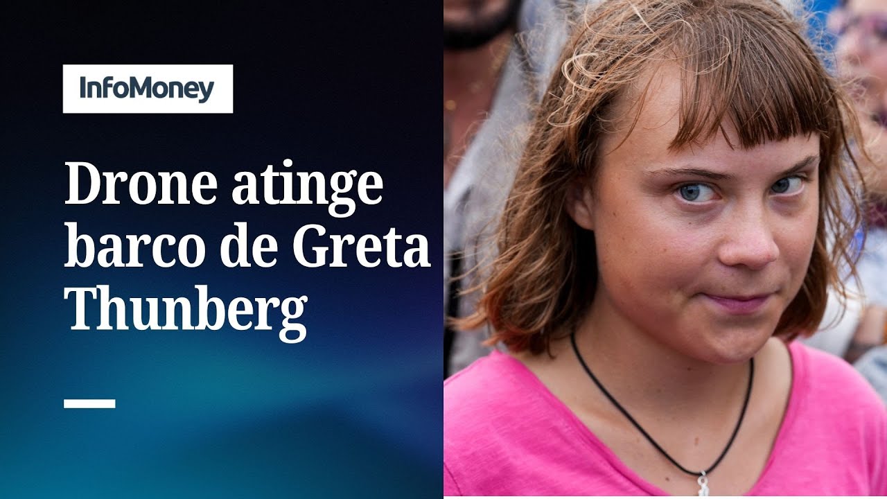 Drone atinge barco da Flotilha Global Sumud de Greta Thunberg em porto na Tunísia | InfoMoney News