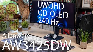 Vido-test sur Alienware AW3425DW