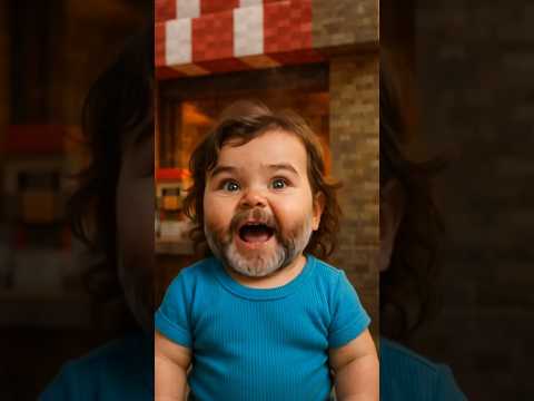 Baby Jack Black Tries Lava Chicken in Minecraft… It Ends Badly 😂🔥