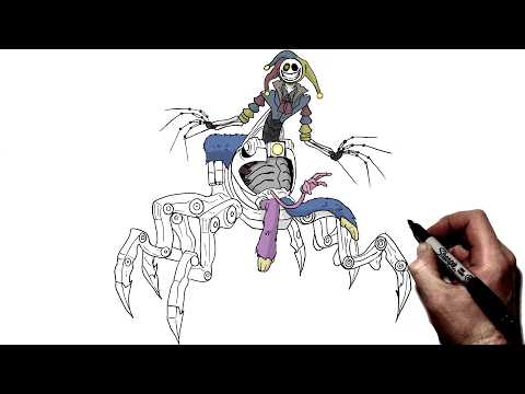 How To Draw Prototype | Step By Step | Poppy Playtime 5