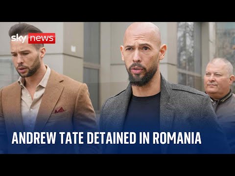 Watch Bucharest Court of Appeal as Andrew Tate handed arrest warrant issued by UK authorities