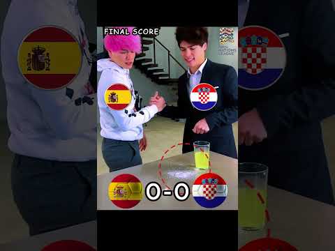 Match Result | Spain Showed Croatia No Mercy 🤣🤧 #spain #barcelona #psg #realmadrid #football #winner