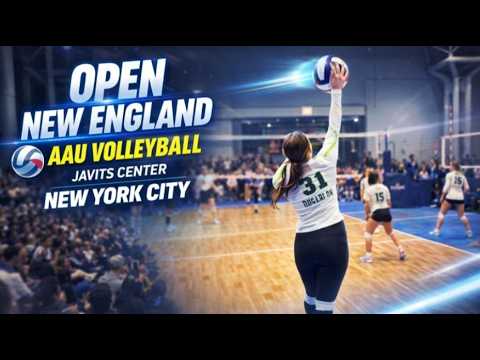 New England AAU Volleyball Volleyball NYC Open 2026 Womens Volleyball Javits Center New York City