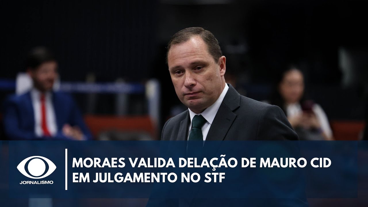 Moraes valida delação de Mauro Cid em julgamento no STF