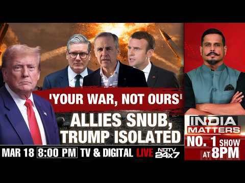 US Iran War LIVE | NATO Nations Snub Donald Trump | Trump Fumes At NATO Allies