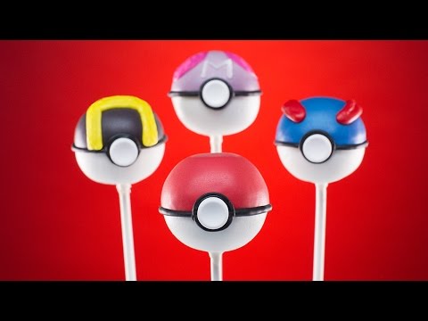 POKEMON POKEBALL CAKE POPS - NERDY NUMMIES - UCjwmbv6NE4mOh8Z8VhPUx1Q