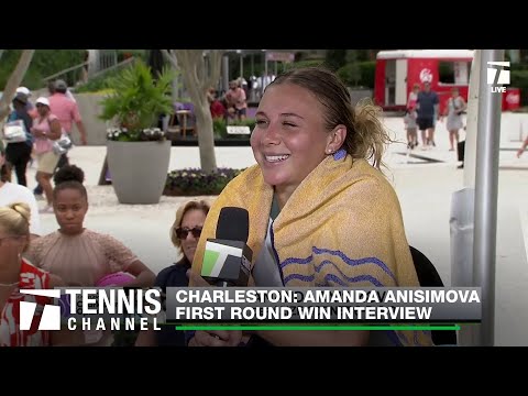 Amanda Anisimova Healthy & Happy to Compete Again | Charleston First Round