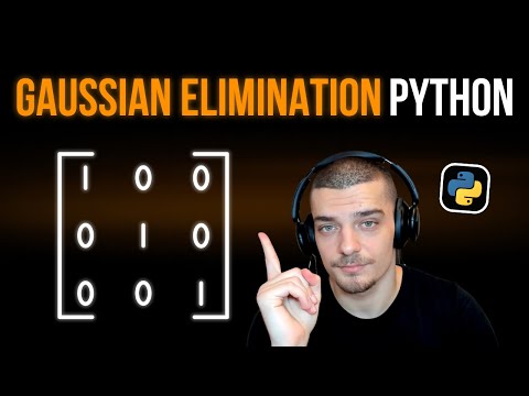 Python Gaussian Elimination: Solving Linear Equations from Scratch with NeuralNine