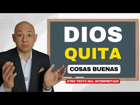 ¿Dios quita las cosas buenas? | Job 1:21 explicado | Otro texto mal interpretado - Andry Carías 