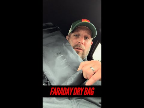 Faraday Bag + Dry Bag in 1: Keep your Electronics Safe & Dry