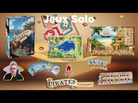 Unboxing - Pirates de Maracaibo - Extension Commandants | Super Meeple | jeu de société