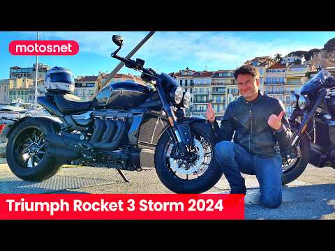 ? Triumph Rocket 3 Storm 2024 / La más potente de la historia / Review 4K / Presentación / motos.net