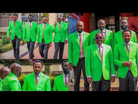 RIGATHI GACHAGUA'S ALLIES WEAR DCP GREEN-COLOURED COATS IN SENATE TO CELEBRATE OL KALOU WIN