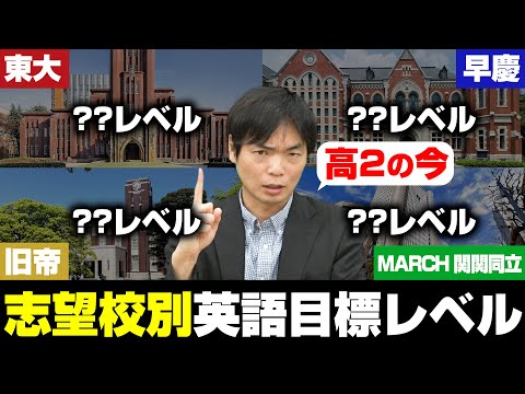 【高2生必見】今すぐ知ってほしい志望校合格に必要な英語力をチェック！