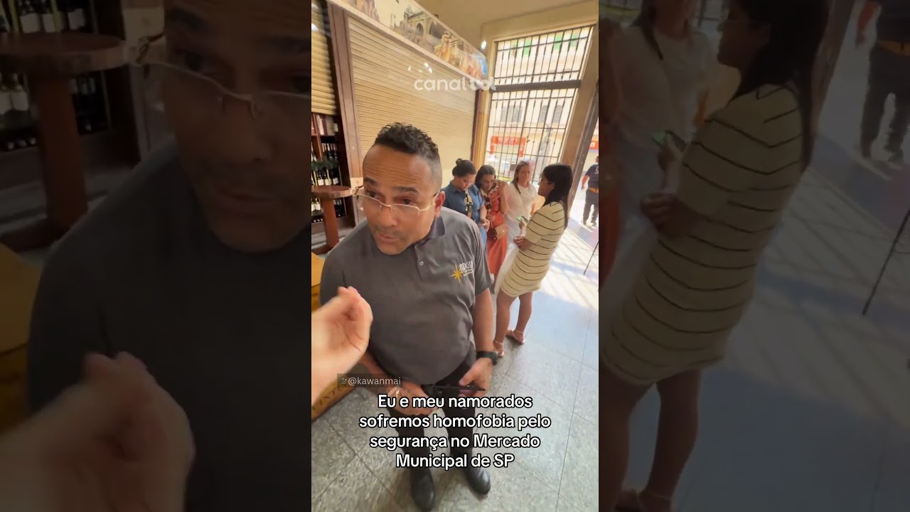 Casal é vítima de homofobia no Mercadão Municipal de São Paulo TV Online Casal é vítima de homofobia no Mercadão Municipal de São Paulo