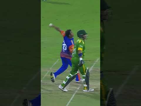 Pawan Negi outsmarts Morne van Wyk with a clever delivery! #IndiaC #SouthAfricaC | M9O1H