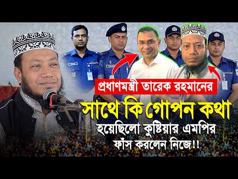 প্রধাণমন্ত্রী তারেক রহমানের সাথে কি গোপন কথা হয়েছিলো কুষ্টিয়ার এমপি আমির হামজার? ফাসঁ করলেন নিজেই...