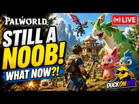 🦖 PALWORLD NOOB is BACK! Things Are Getting Serious... LIVE