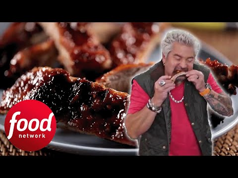 Guy Loves These Mouthwatering Hot Chili Crisp Baby Back Ribs | Guy's Ranch Kitchen