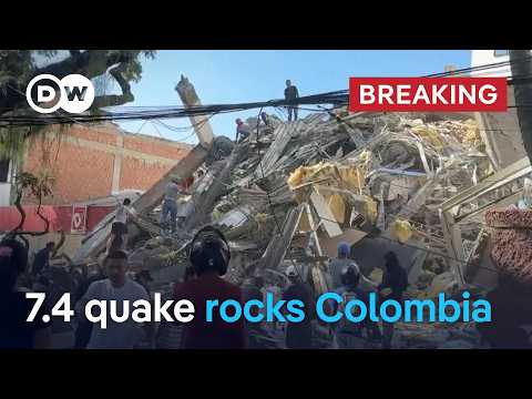 BREAKING: Deadly earthquake leaves trail of destruction across Colombia | DW News