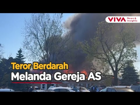 BRUTAL! Teror Mencekam Melanda Gereja di AS, Jemaat Berdarah-darah