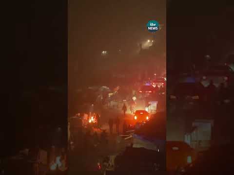 People in Gaza celebrate as Israel and Hamas finalise agreement on ceasefire deal #itvnews