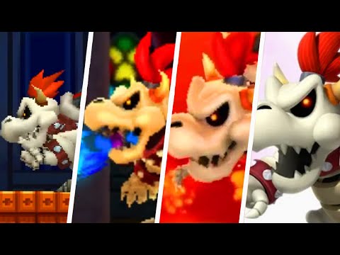 Evolution of Dry Bowser Boss Battles (2006 - 2024)