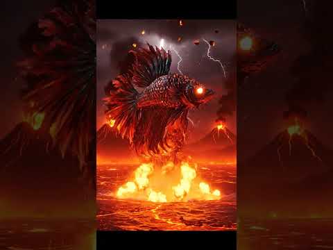Inferno of the Undead Ocean 🌊🔥 | Zombie Betta Rises From Fire | Undead Universe