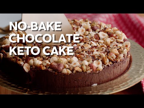 No-bake chocolate keto cake