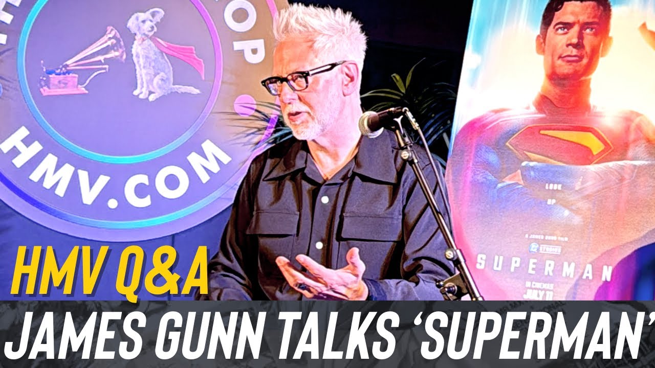 Full footage from the James Gunn Q&A at HMV Store, London.

Huge thank you to Michael Ajih for recording, go follow him:
https://www.instagram.com/michaelajih?igsh=MTY1b205eG4zNnVjcQ==

#dccomics #superman #jamesgunn #dcstudios