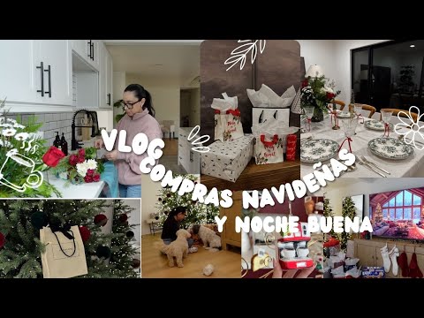 compras navideñas y preparando la casa para noche buena