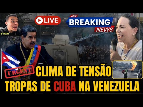 🔴 URGENTE: MADURO FOI PARA AS RUAS DA VENEZUELA COM SEUS SOLDADOS ! | #venezuela #venezuelaaovivo