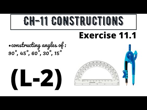 Ch-11 Constructions|| L-2|| Class 9 Maths CBSE