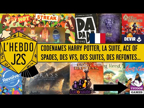 L'Hebdo #J2S du 26/08/2025 - Ace of Spades et la réaction de Devir, Ludonaute cède des licences...