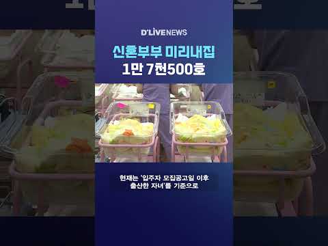 신혼부부 <strong>미리내집</strong> 1만 7천500호 #딜라이브뉴스 #shorts