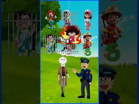 cảnh sát Nobita lựa chọn ai là kẻ xấu #Short #cartoon #funny #games #hoathinh #nobita #shizuka